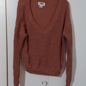 PINK Victoria's Secret V-Neck Sweater - Tan